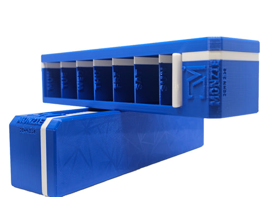 Pill Box 7 days with Sliding Lid