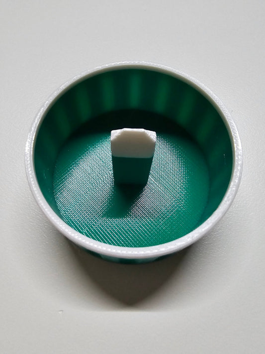 Green Base White Tip - Minty Lou (Pill Pop)